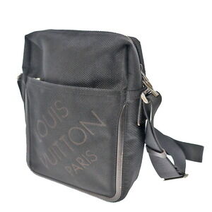 Louis Vuitton Citadan NM Damier Geant Shoulder Bag Black Canvas